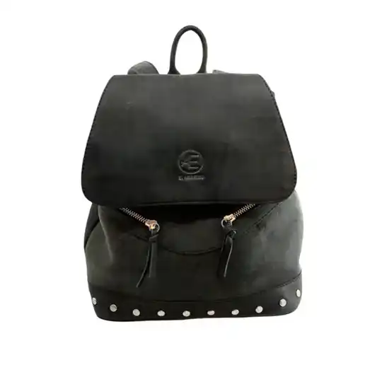 Mochila cuero gastado negro | Atletas Perú Cueros – Art. 054