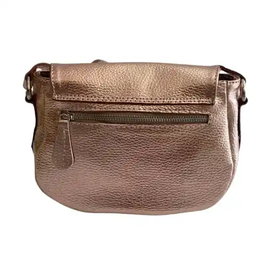Bandolera cuero gold rose | Atletas Perú Cueros – Art. 095 - comprar online