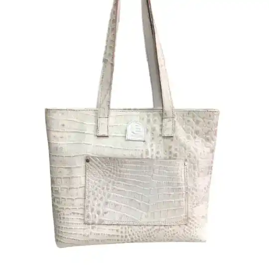 Cartera art 3504 blanco grabado - comprar online
