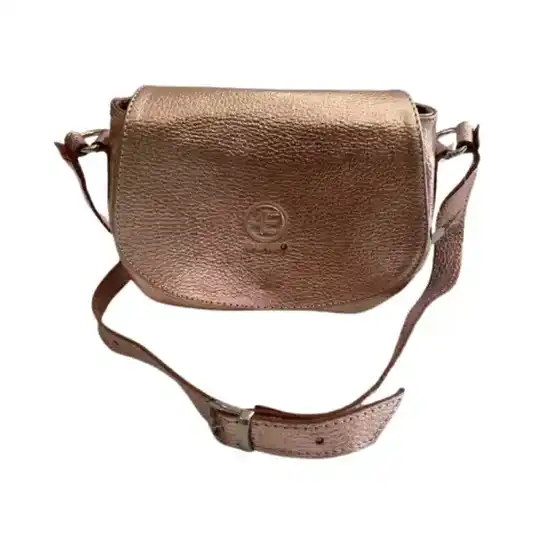 Bandolera cuero gold rose | Atletas Perú Cueros – Art. 095 - Atletas Perú Cueros | Hecho en Argentina