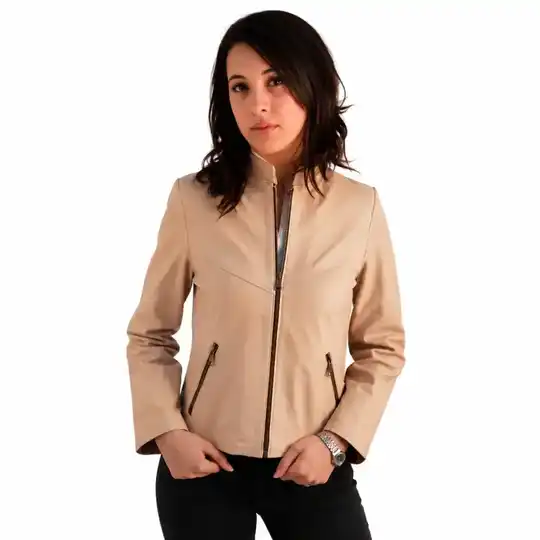 Campera de cuero | Atletas Perú Cueros – Art. Andrea