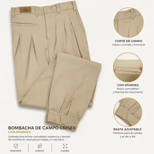 Bombacha tostado | Atletas Perú Cueros