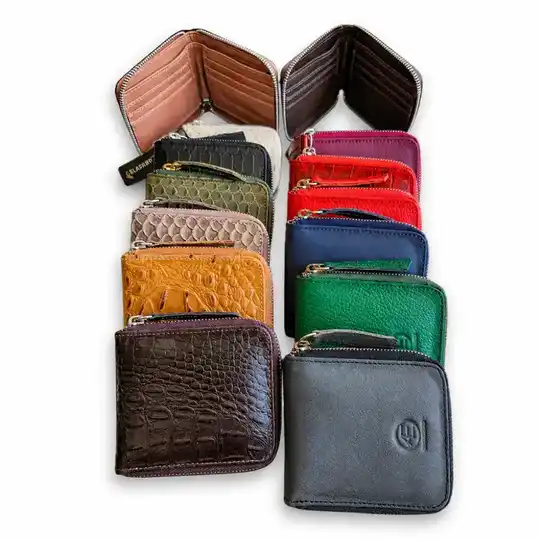 Billetera pocket de cuero | Atletas Perú Cueros