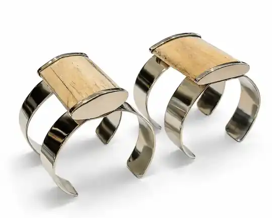 Brazalete rectangular Asta y Alpaca | Atletas Perú Cueros
