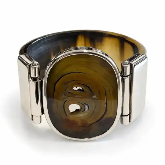 Brazalete redondo Asta y Alpaca | Atletas Perú Cueros