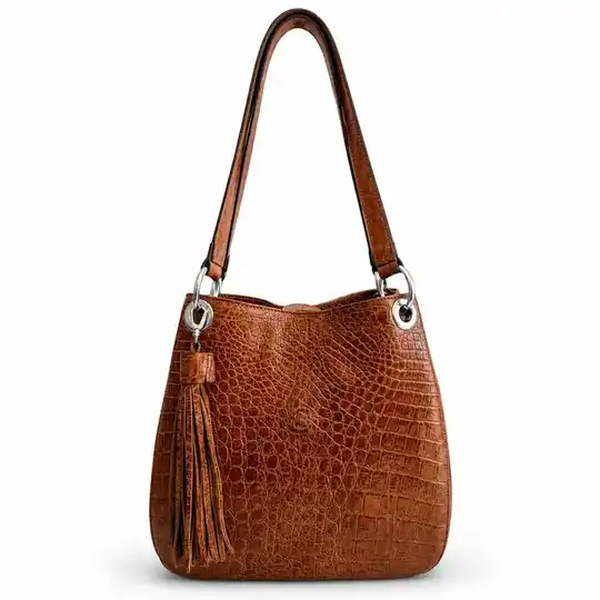 Cartera cuero grabado | Atletas Perú Cueros – Art. 389