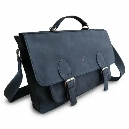Morral de cuero engrasado | Atletas Perú Cueros – Art. 402