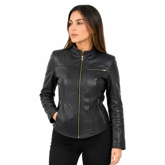 Campera de cuero | Atletas Perú Cueros – Art. Fiorella