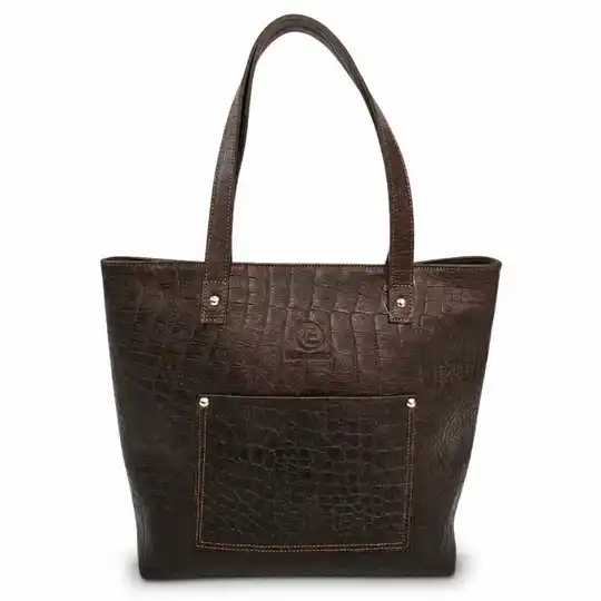 Cartera cuero grabado | Atletas Perú Cueros – Art. 350