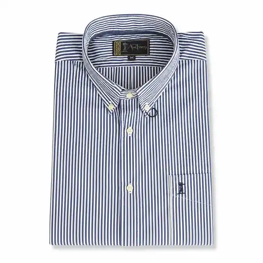 Camisa de hombre rayada | Atletas Perú Cueros – Art. 003