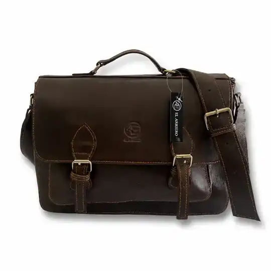 Morral de cuero vacuno | Atletas Perú Cueros – Art. 404