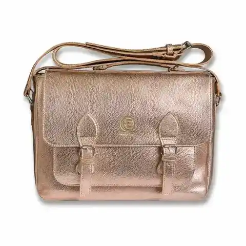 Morral cuero platinado | Atletas Perú Cueros – Art. 404