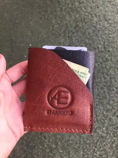 tarjetero de cuero - comprar online