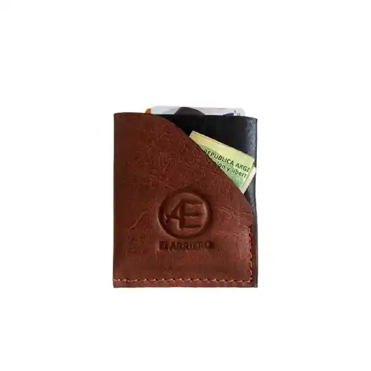 tarjetero de cuero - tienda online