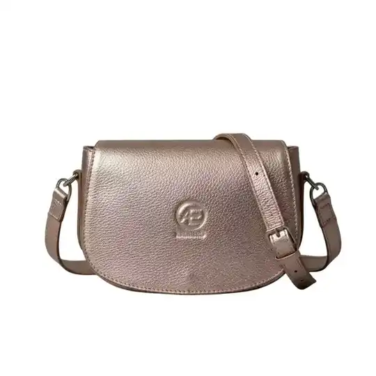 Bandolera cuero gold rose | Atletas Perú Cueros – Art. 095 - comprar online